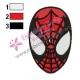 Spiderman Face Embroidery Design 03